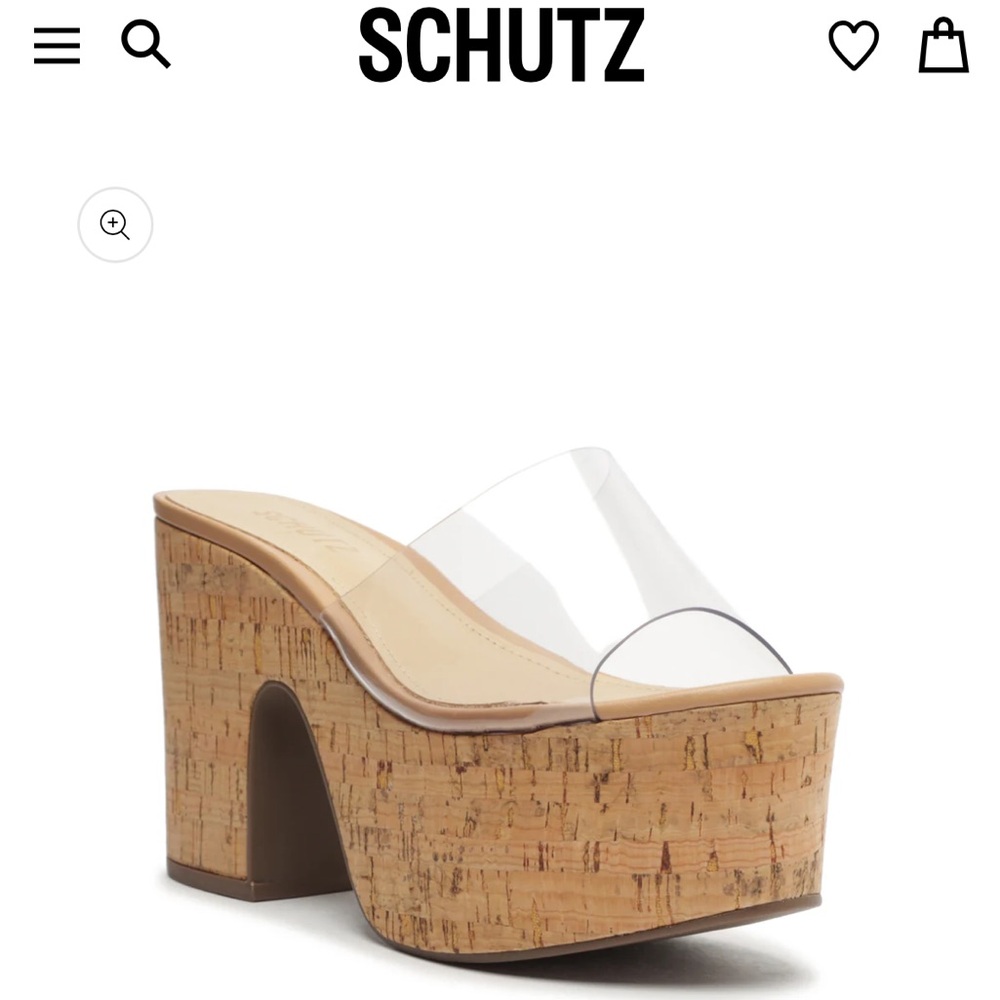 SCHUTZ Platform Sandal, 10B (Narrow)